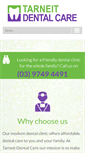 Mobile Screenshot of melbournedentalcare.com.au